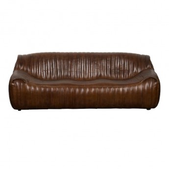 TEDDY LEATHER COUCH