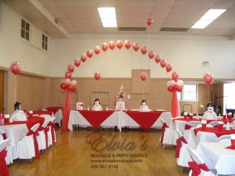 Hall decorations - Red Theme 5