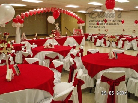 Hall decorations - Red Theme 13