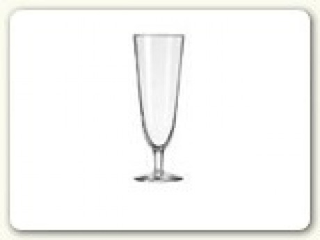 Beer glass; Footed pilsner 12oz.