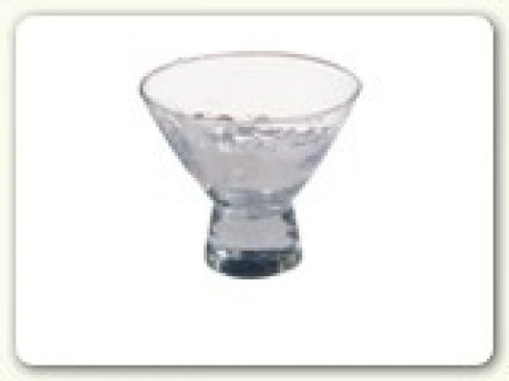 Cocktail glass; Stemless martini 10oz.