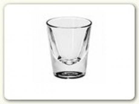 Shot glass; Short 1.5oz.