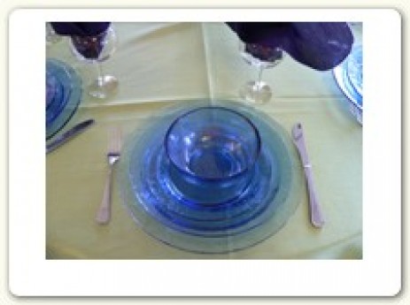 Blueberry; Blue textured glass