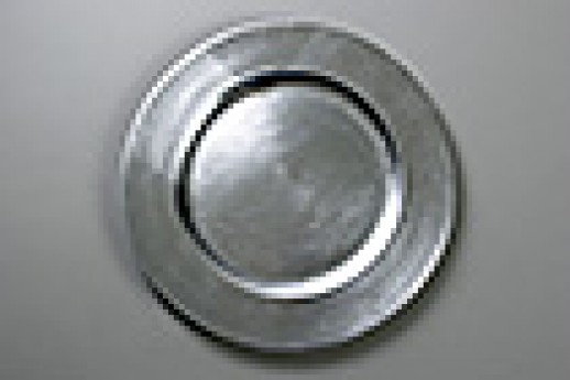 Charger, Silver Round