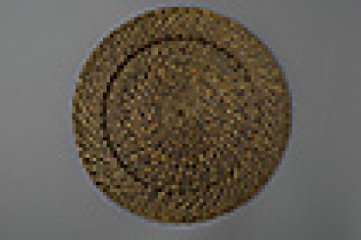 Charger, Brown Rattan Round