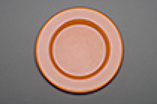 Colored Round, Orange, Entree, 9.85