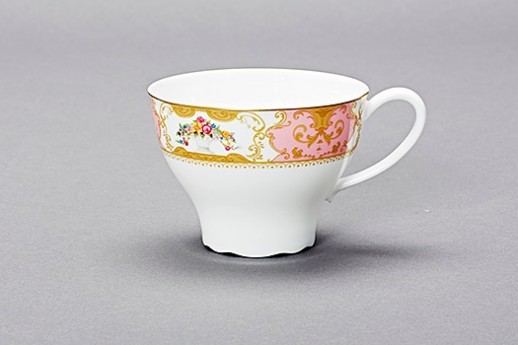 Vintage China Cup, Rose, 8.4oz