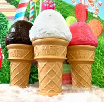 Large Ice Cream Cones