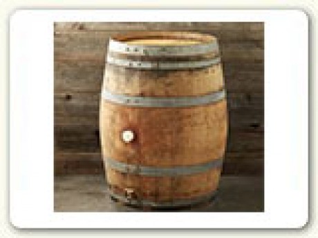 Wine Barrel; Approx 37” High, 24” Wide