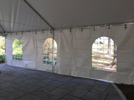Tent Walls – clear, window and white