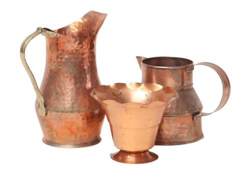 Assorted Copper Vessels