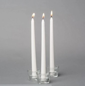White 10' Candles