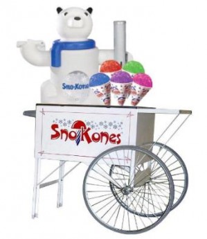Sno-Kone with cart package