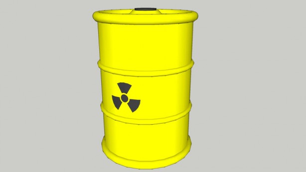 Radioactive Waste Barrel