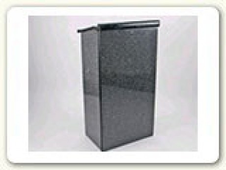 Lectern; Folding with shelf Faux black granite 44