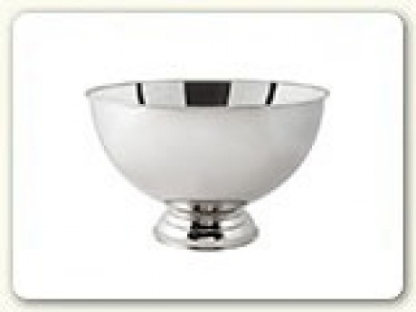 Punch Bowl; stainless steel
