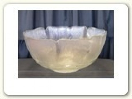 Glass Bowl; Fleur 12