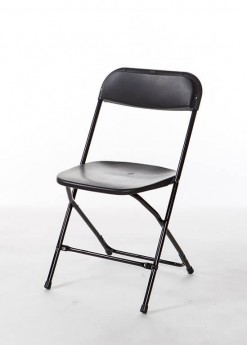 Black Plastic Samsonite Chair