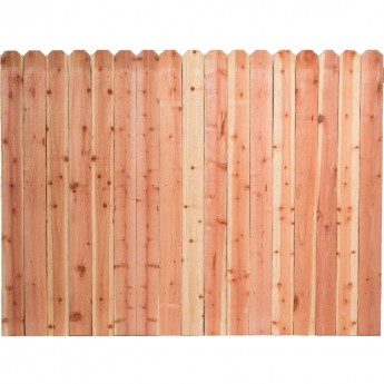 Fence Redwood 6'x8'w/base