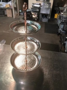 3 Tier Hammered Stand