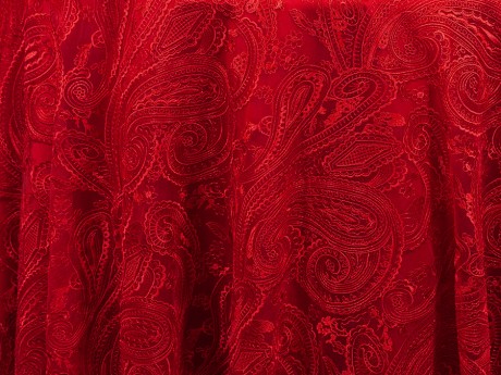 Paisley Lace - Red 737