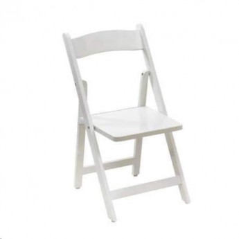 Wood Folding (White) Childrens Chair