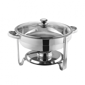 Stainless Round Chafer