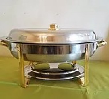 Stainless Oval Chafer