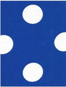 Royal Blue Polka Dot