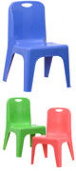 Chair - Kids Plastic Assorted Color