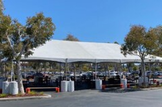 Custom Commercial Tent with accessories