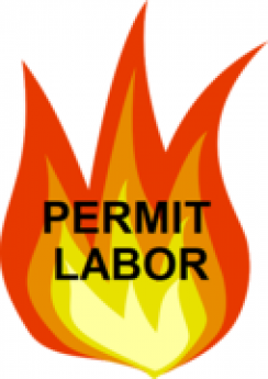 Custom Tent Fire Permit Labor