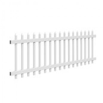 Picket Fencing Panel - White