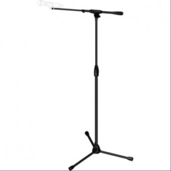 Adjustable Tripod Microphone Stand With Telescoping Boom.