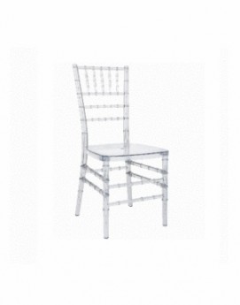 Chiavari Chair – Clear/Crystal (no cushion) Special Seating