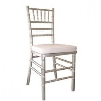 Chiavari Chair – Silver (white cushion) Special Seating