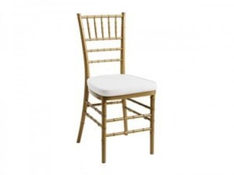 Chiavari Chair – Gold (Ivory cushion) Special Seating