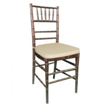 Chiavari Chair – Mahogany (Ivory cushion) Special Seating