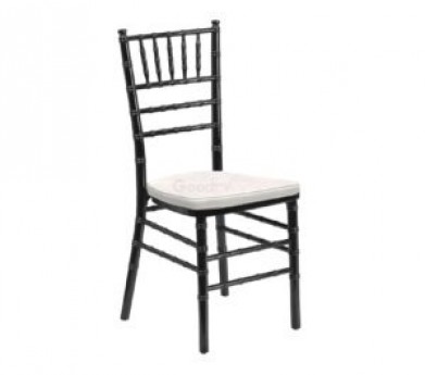 Chiavari Chair – Black (White Cushion) Special Seating