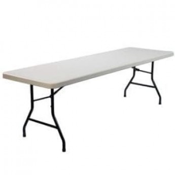 8' Rectangular Table (fits 8 – Max 10 person)
