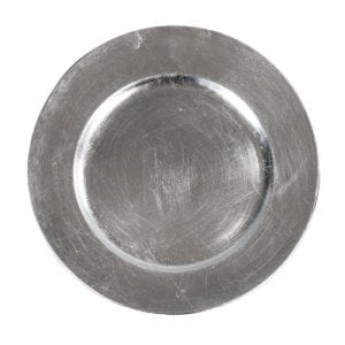 Silver Round Charger – 13
