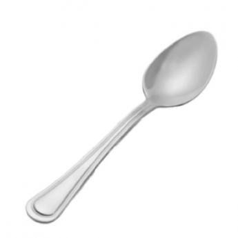 7 ¼ Inch Length, 18/8 Stainless Oval Spoons, Mirror Finish