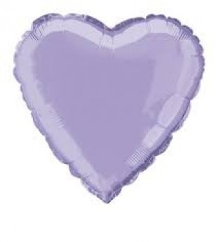 Solid Lavender Heart Shape 18