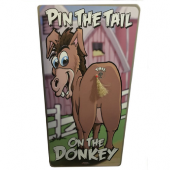 Pin the tail on the donkey (48