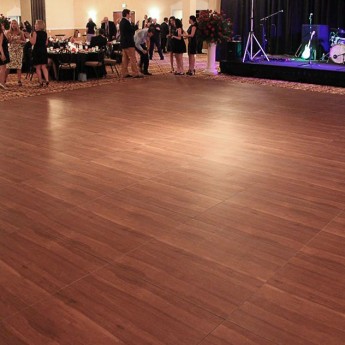 Dance Floor – Dark Maple 15' x 15' (Installation Included)