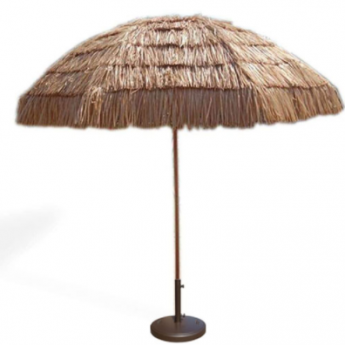 Tiki Straw Umbrella 8? include heavy base (85 lbs) setup included!