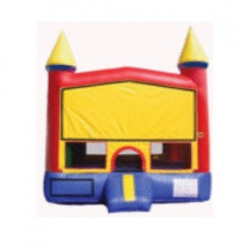CC – Regular bouncer RYB 13'x13' – with basketball hoop, add any front theme specify in notes
