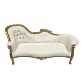Throne Loveseat GOLD Low Back – Special Events, Rental price is for each