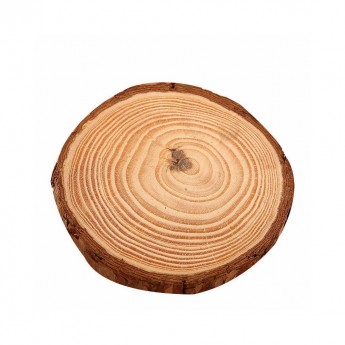 Natural Wood Circles Centerpiece