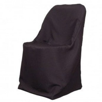 Black Cover for Standard Folding Chairs – Poly